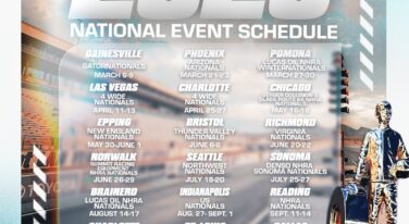 NHRA sets 20-race 2025 Mission Foods Drag Racing Series schedule